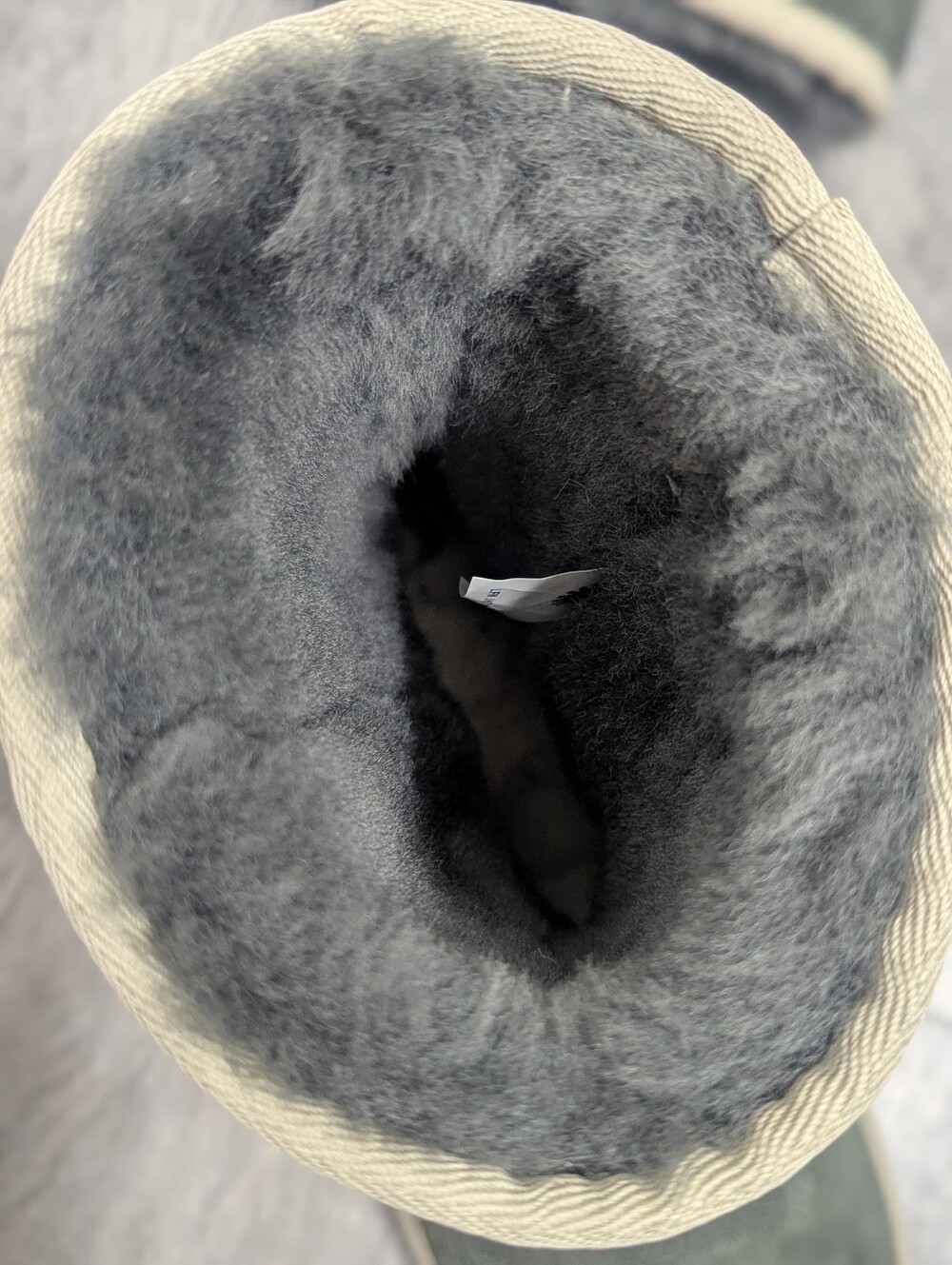 UGG Cozy Shearling-Lined Short Boot - Olive/Tan - Picture 7 of 8